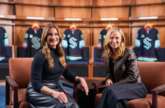 A sports power play for Melinda French Gates as sh...